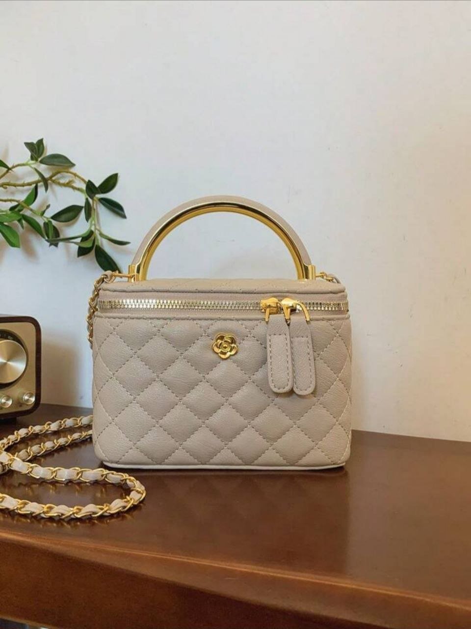 small square handbag