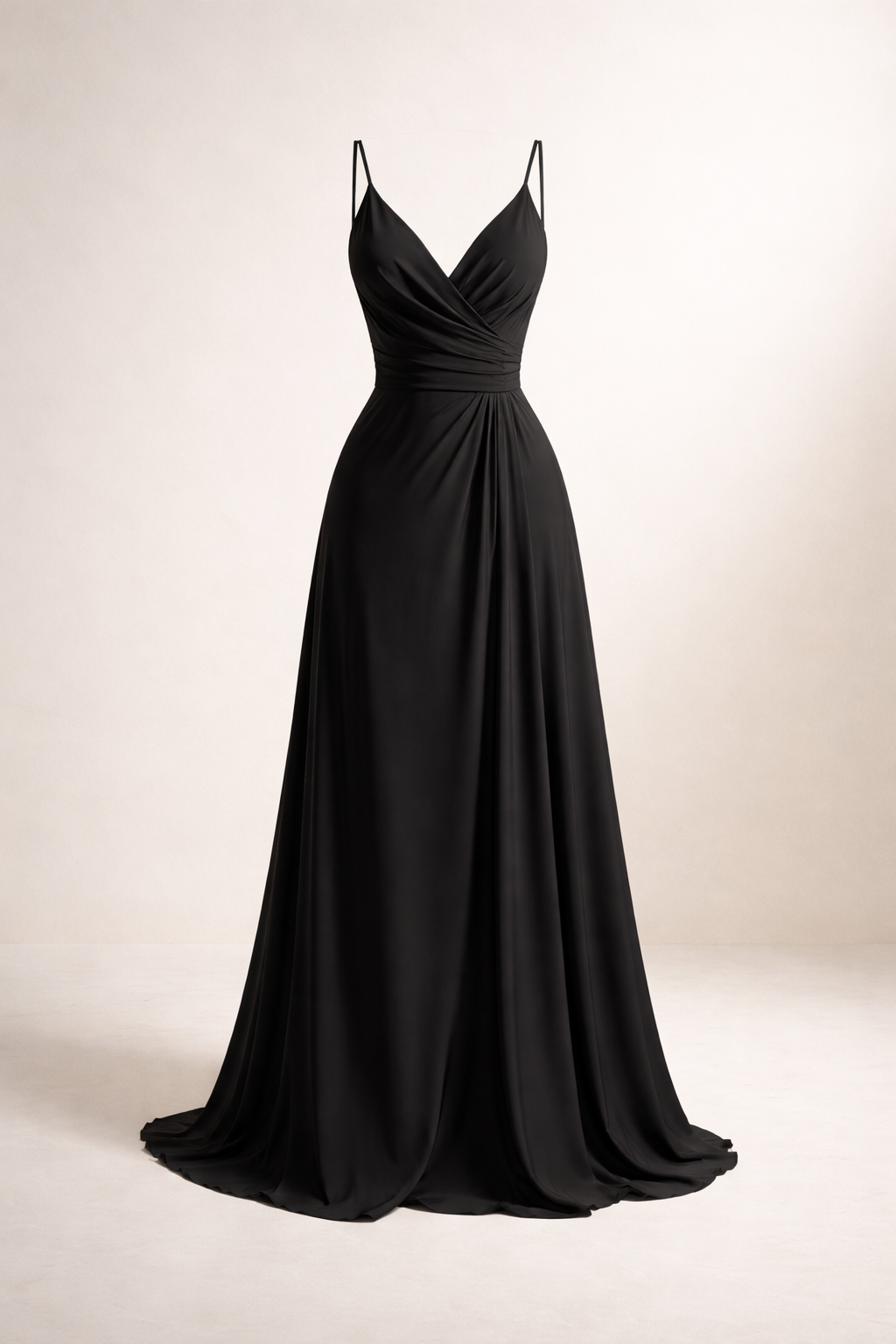 فستان سهرة أسود أنيق