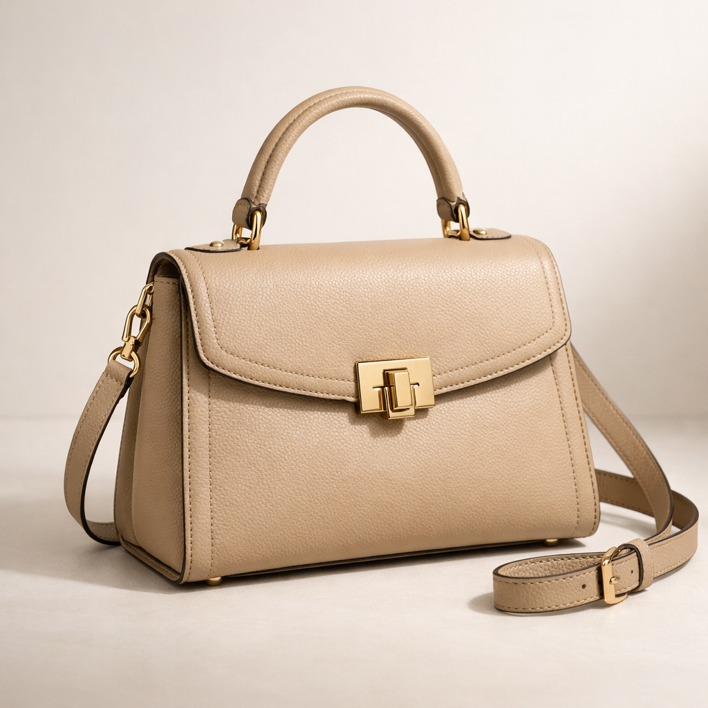 حقيبة يد بيج جلد فاخر