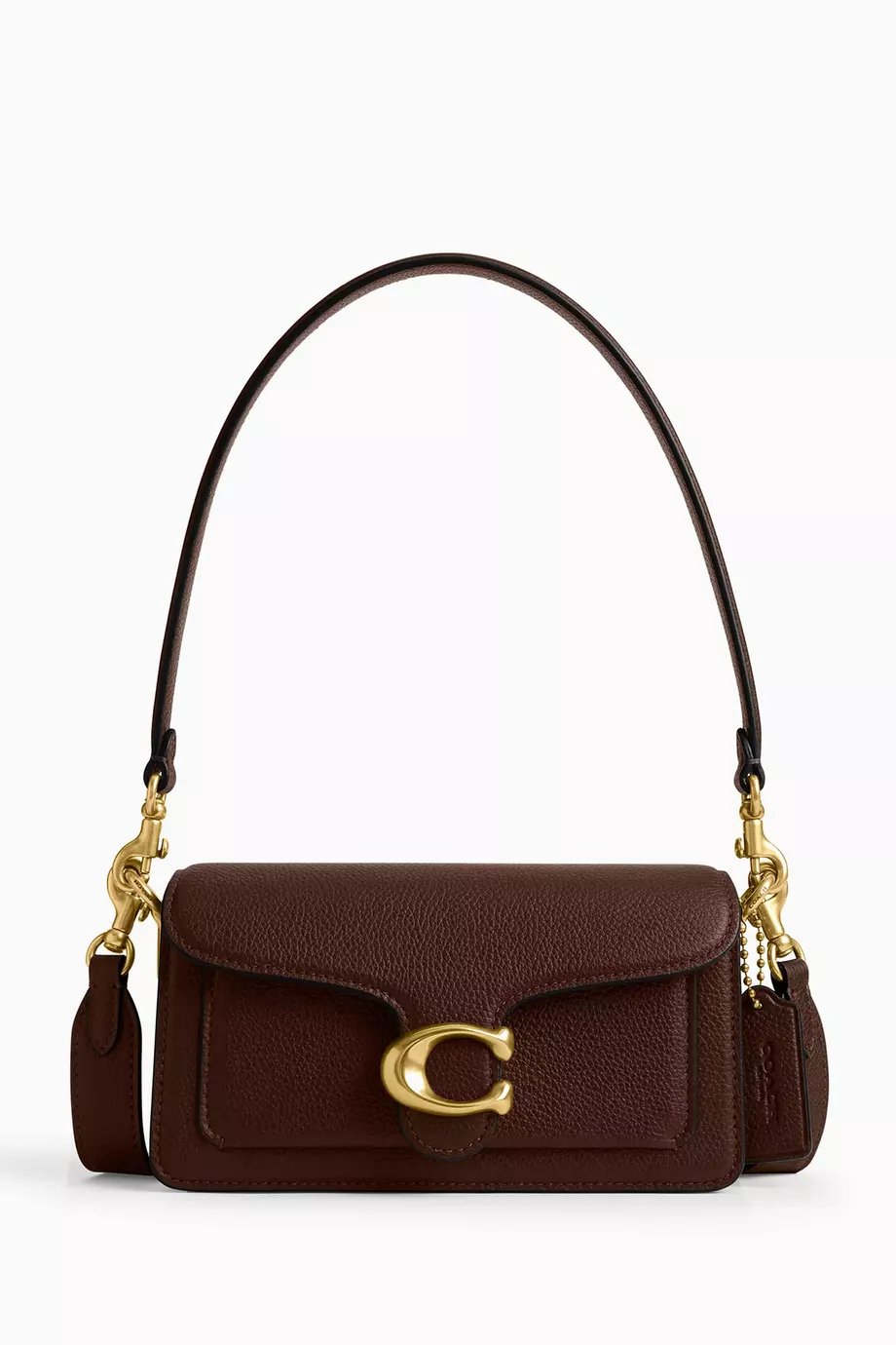 حقيبة كتف تابي 20 جلد بملمس حُبيبي