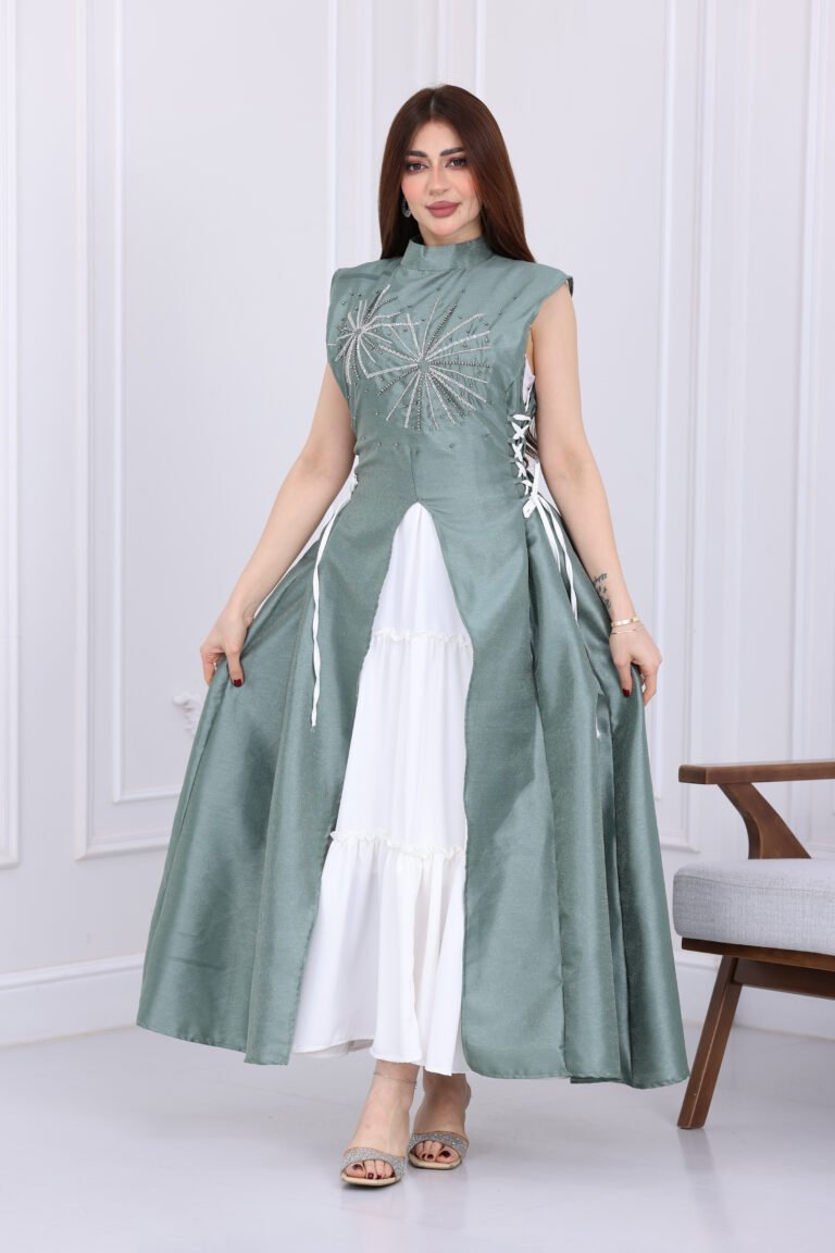 جلابية فاخرة مطرزه