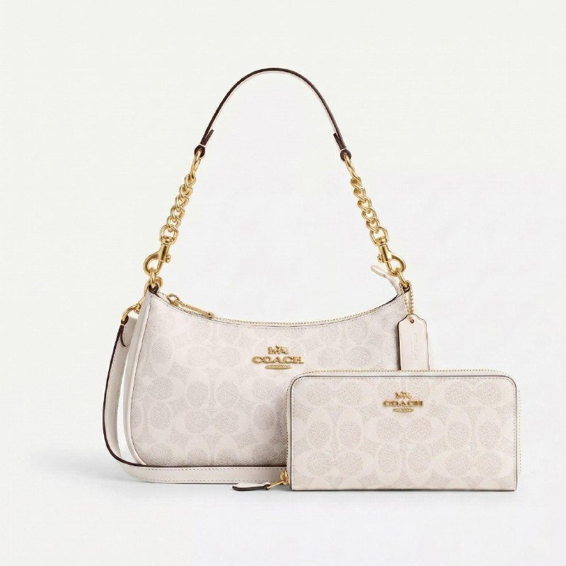 Coach Teri Shoulder Bag in Signature Canvas CA548