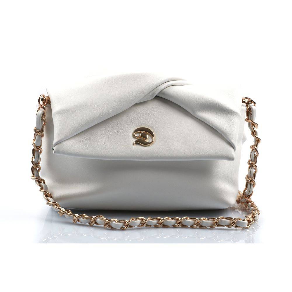 حقيبة الورا - أبيض