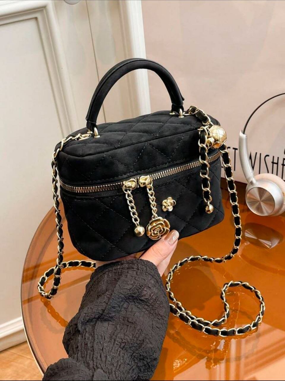 small square handbag
